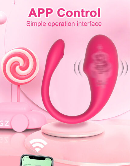 Smooth silicone remote control of love eggs