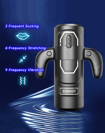 Double-handle dynamic penile exercise machine